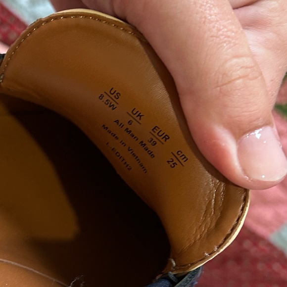 Franco Sarto Italian Leather 2 Penny Loafer Size 8.5 - Picture 7 of 7